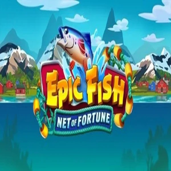 Epic Fish Net of Fortune slot logo by Quickspin at Rakoo CasinoEpic Fish Net of Fortune