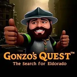 Gonzo's Quest slot logo by NetEnt at Rakoo CasinoGonzo's Quest